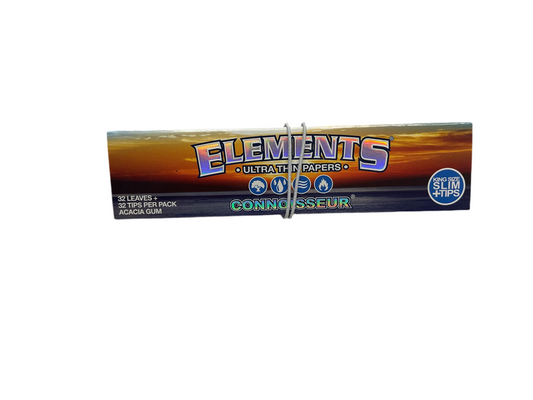 Elements Rice Paper Blue King Size + Tips